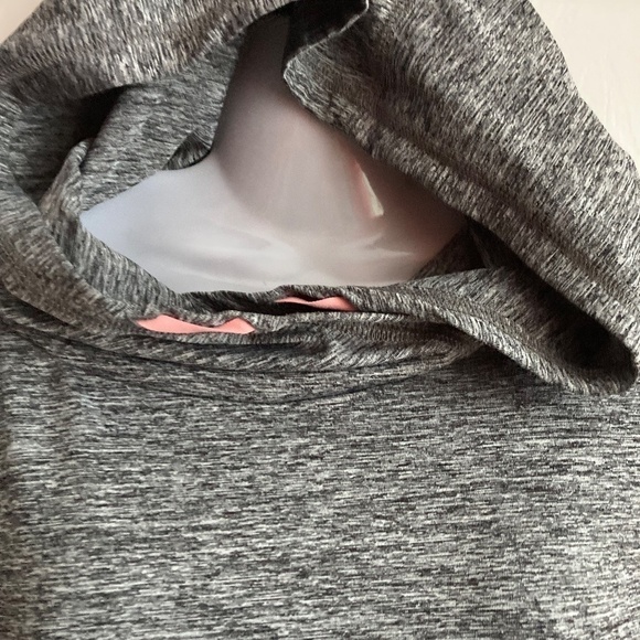 Large grey salt n pepper hoodie sweater - Picture 2 of 4